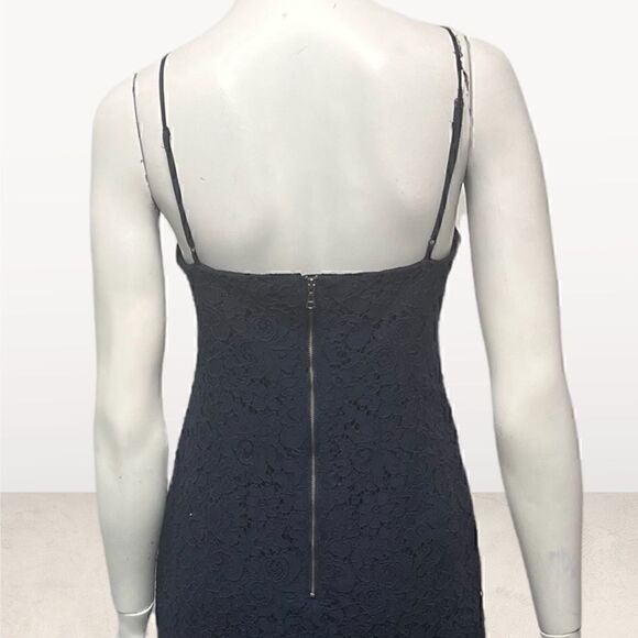 Bardot Blue Lace Spaghetti Strap Dress - Picture 5 of 7